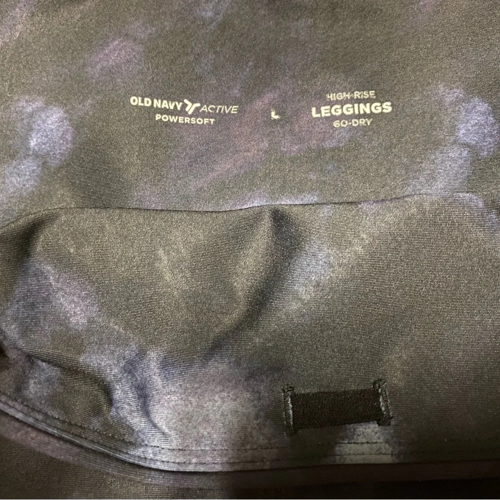 Old Navy Women’s High-Waisted PowerSoft Side-Pocket 7/8 Run Leggings Size L Gym - Picture 5 of 15